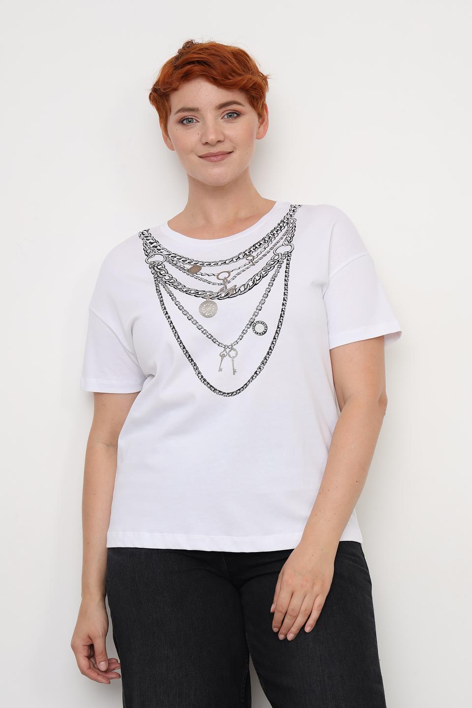Футболка Margittes с цепями