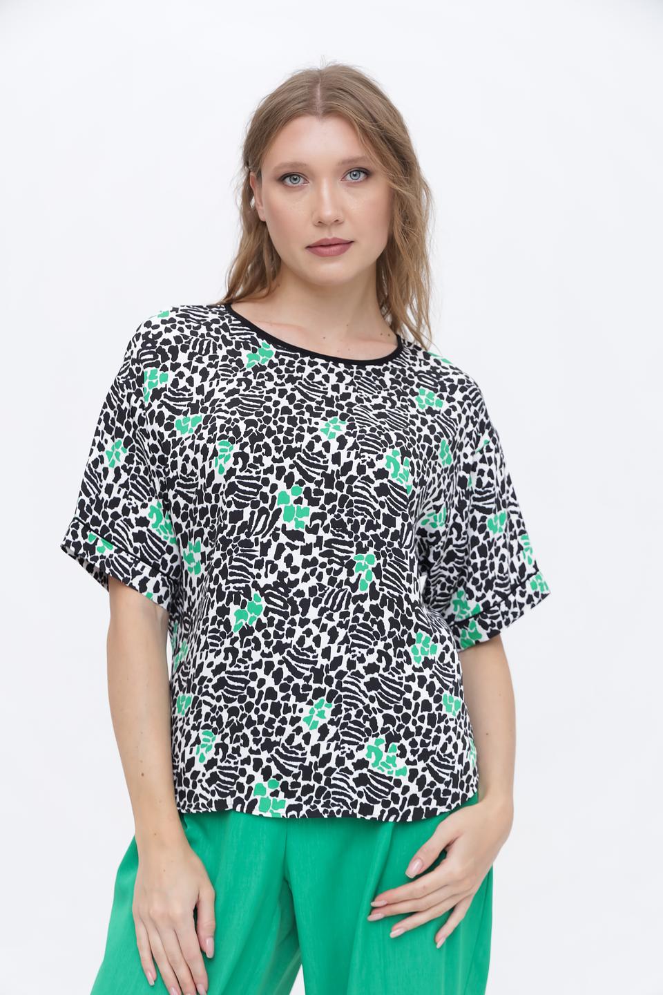 Блуза Taifun с принтом