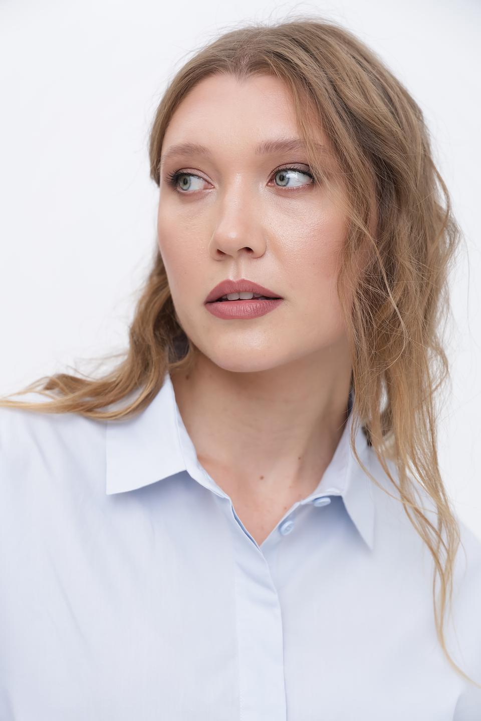 Рубашка Marc Cain голубая