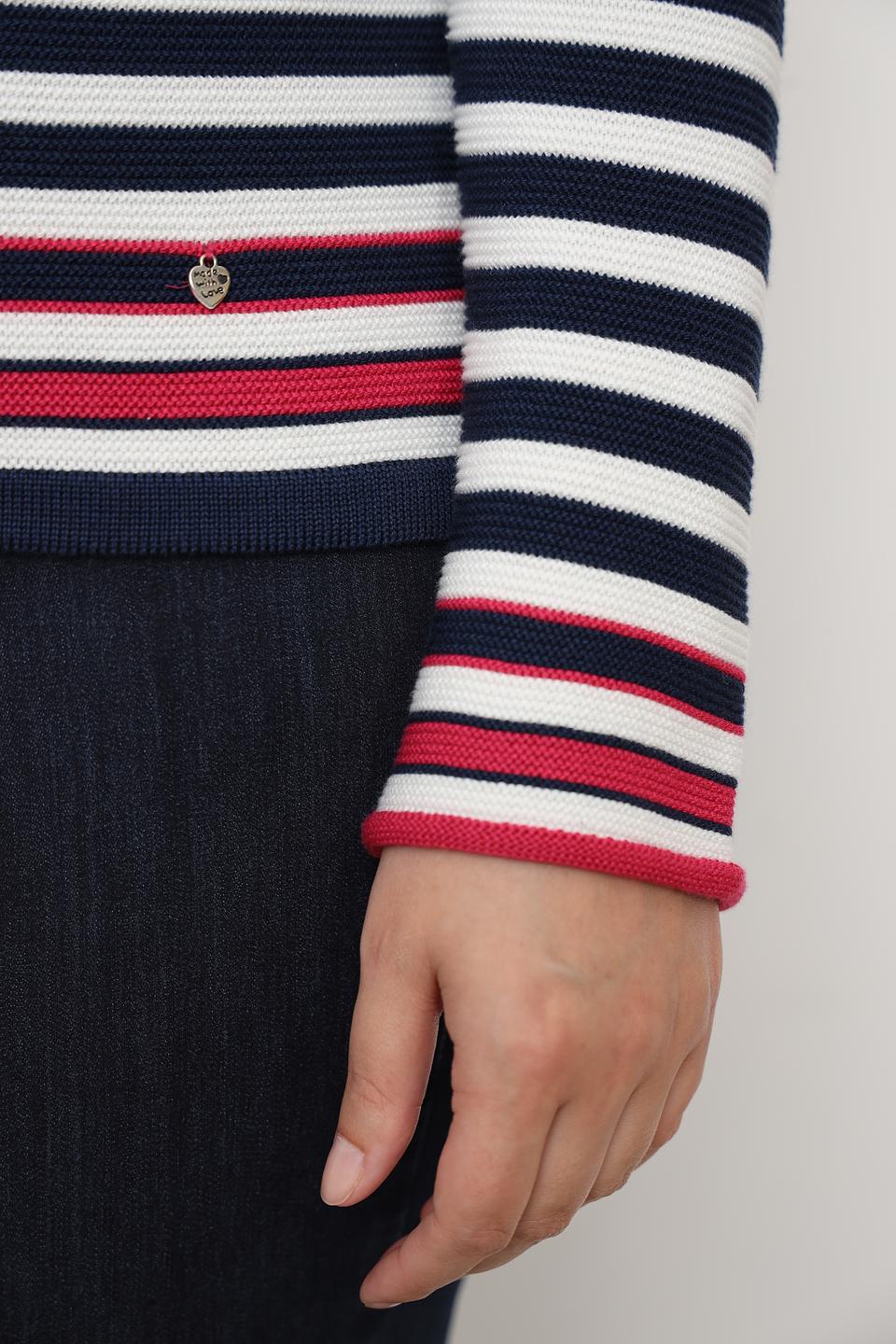 Пуловер Rabe collection в полоску