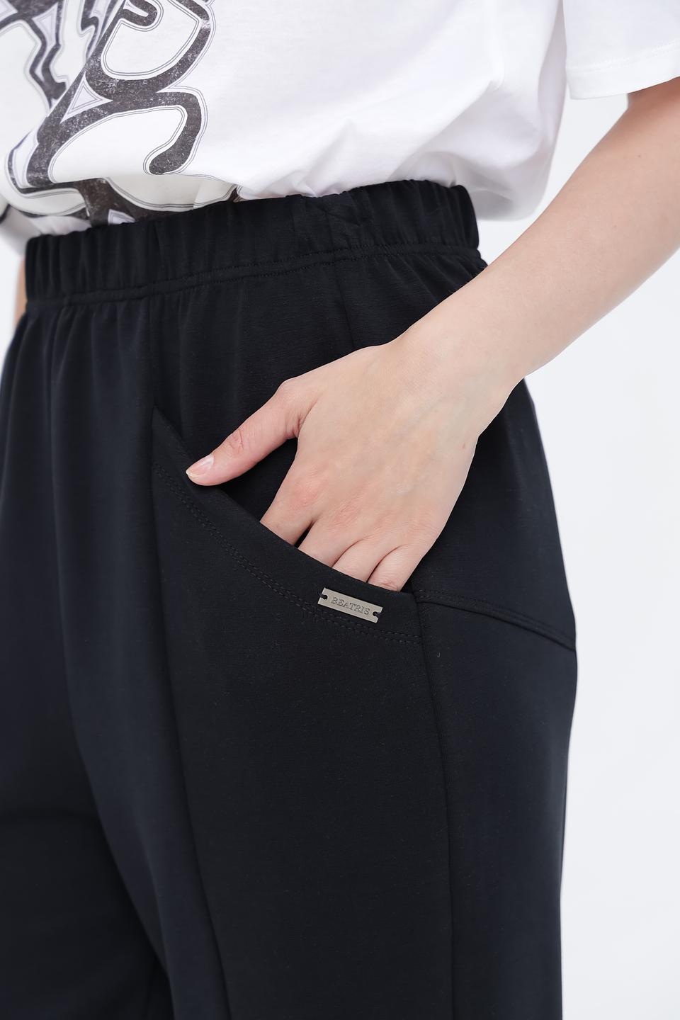 Брюки трикотажные Beatris чёрные