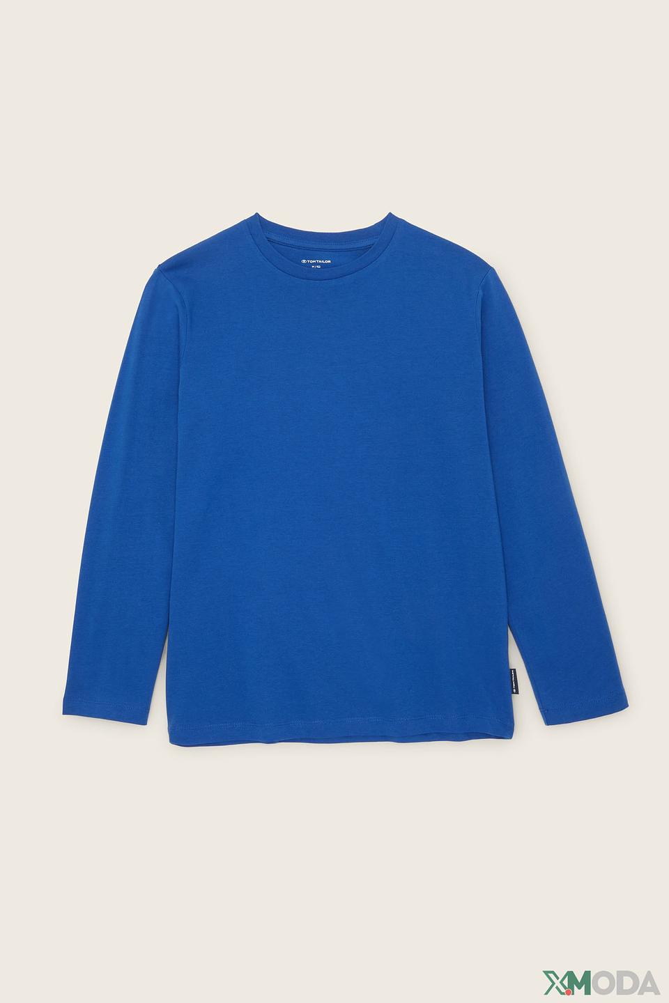 Лонгслив Tom Tailor синий