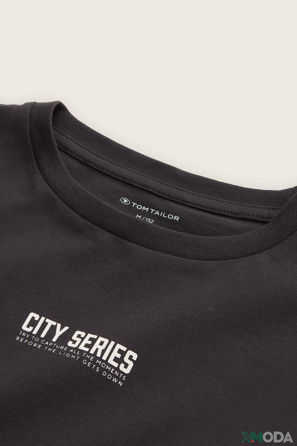 Лонгслив Tom Tailor чёрный