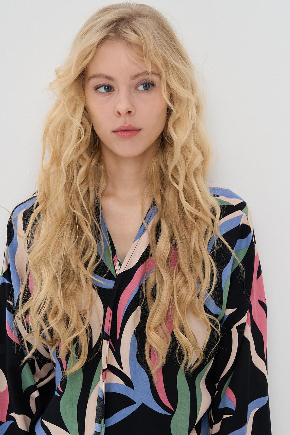 Рубашка VAY с цветочным принтом