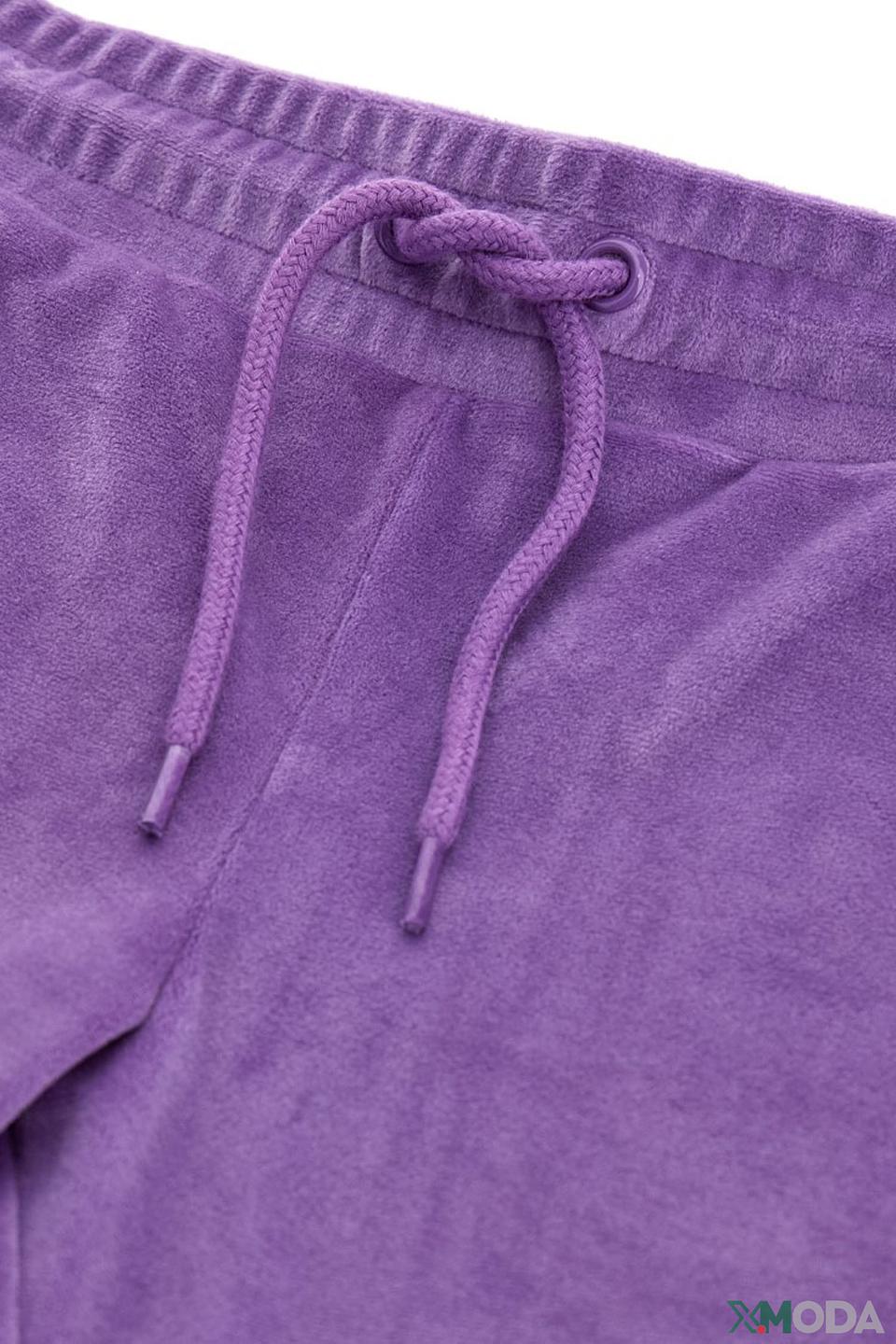 Брюки Original Marines дев. велюровые лиловые
