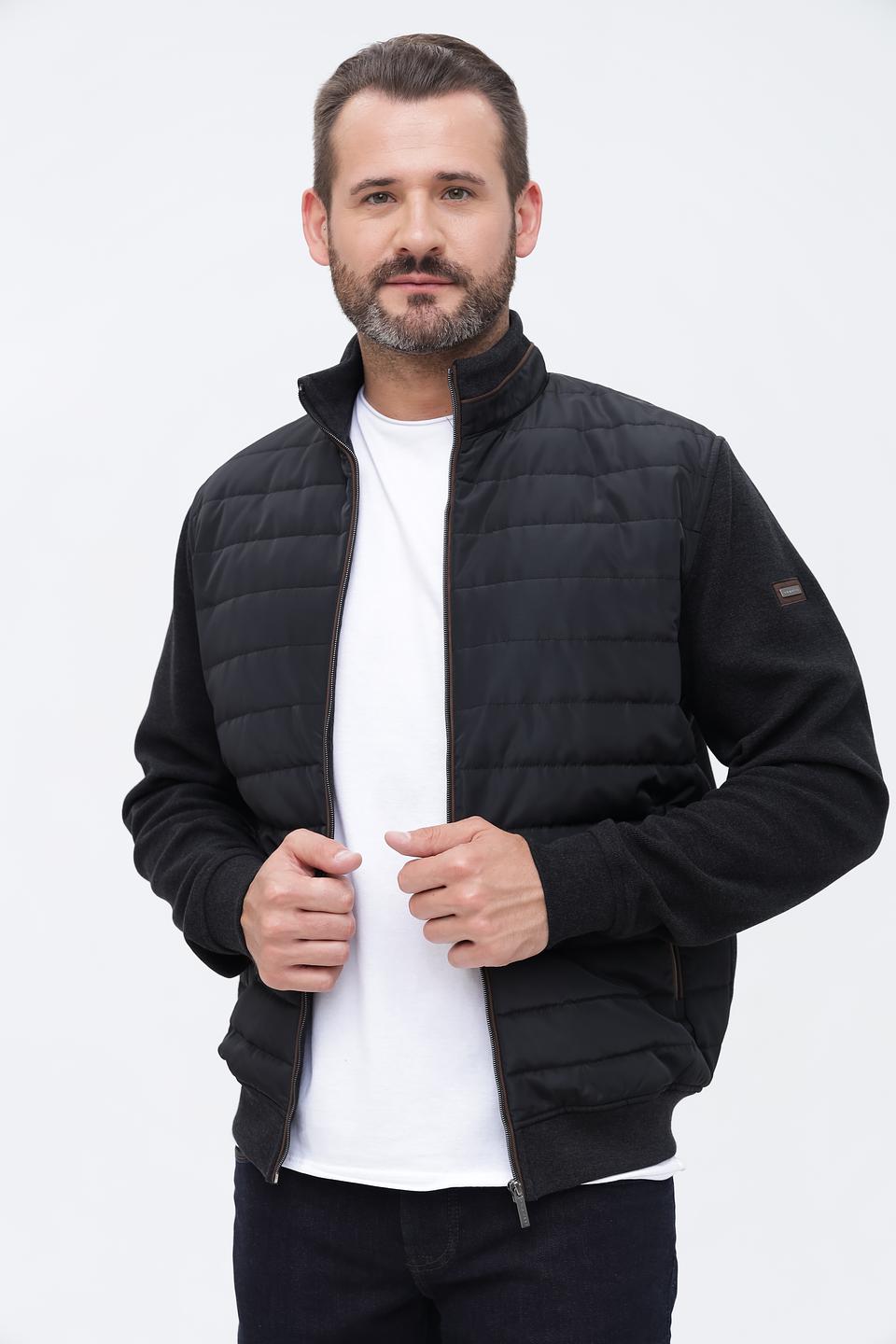 Кардиган Bugatti стеганый черный