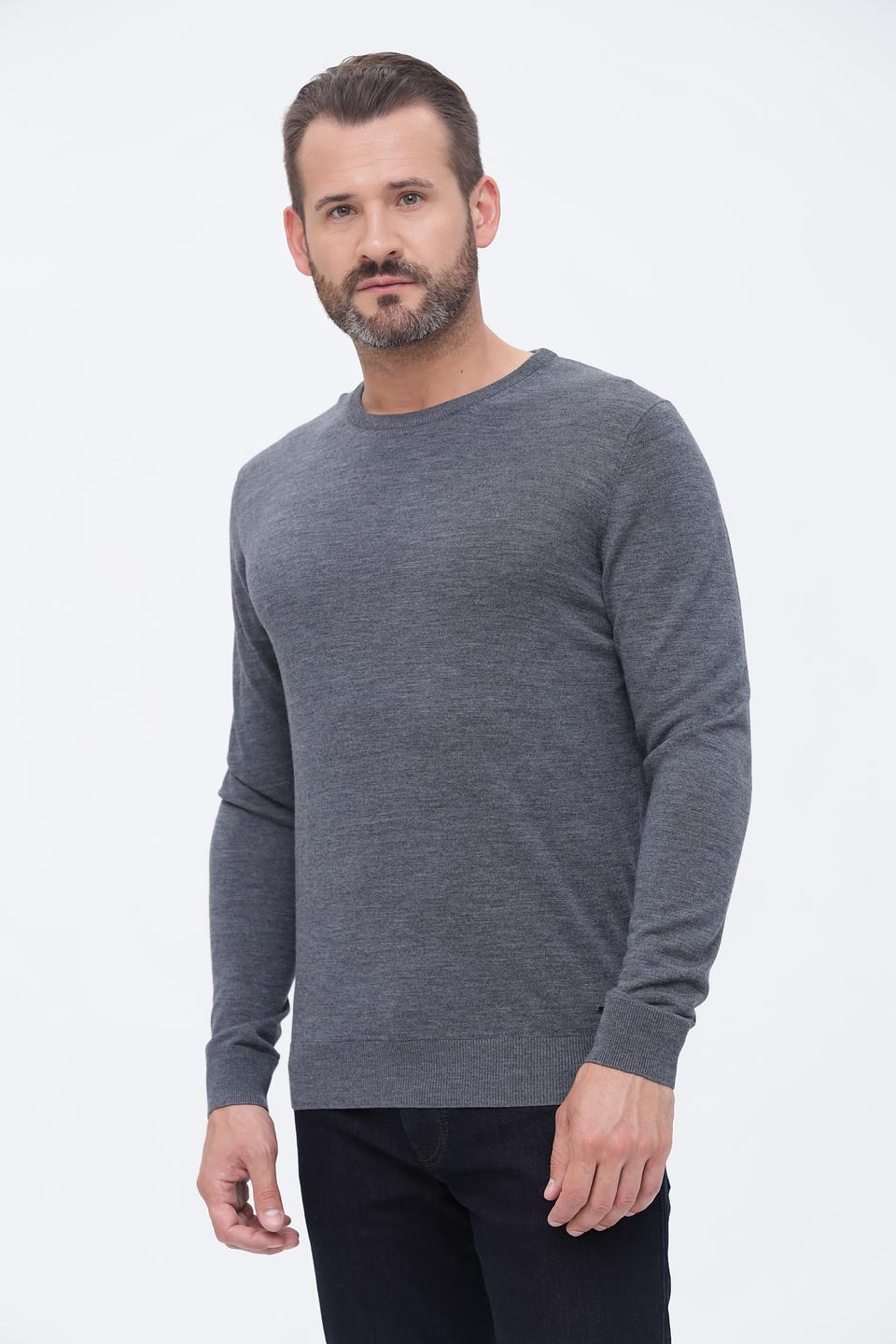 Джемпер Bugatti серый меланж