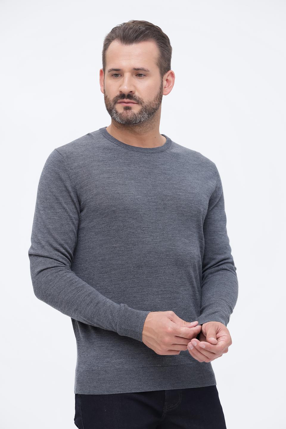 Джемпер Bugatti серый меланж