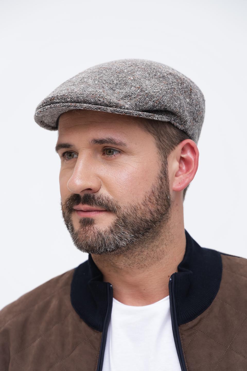 Кепка Wegener в клетку серая