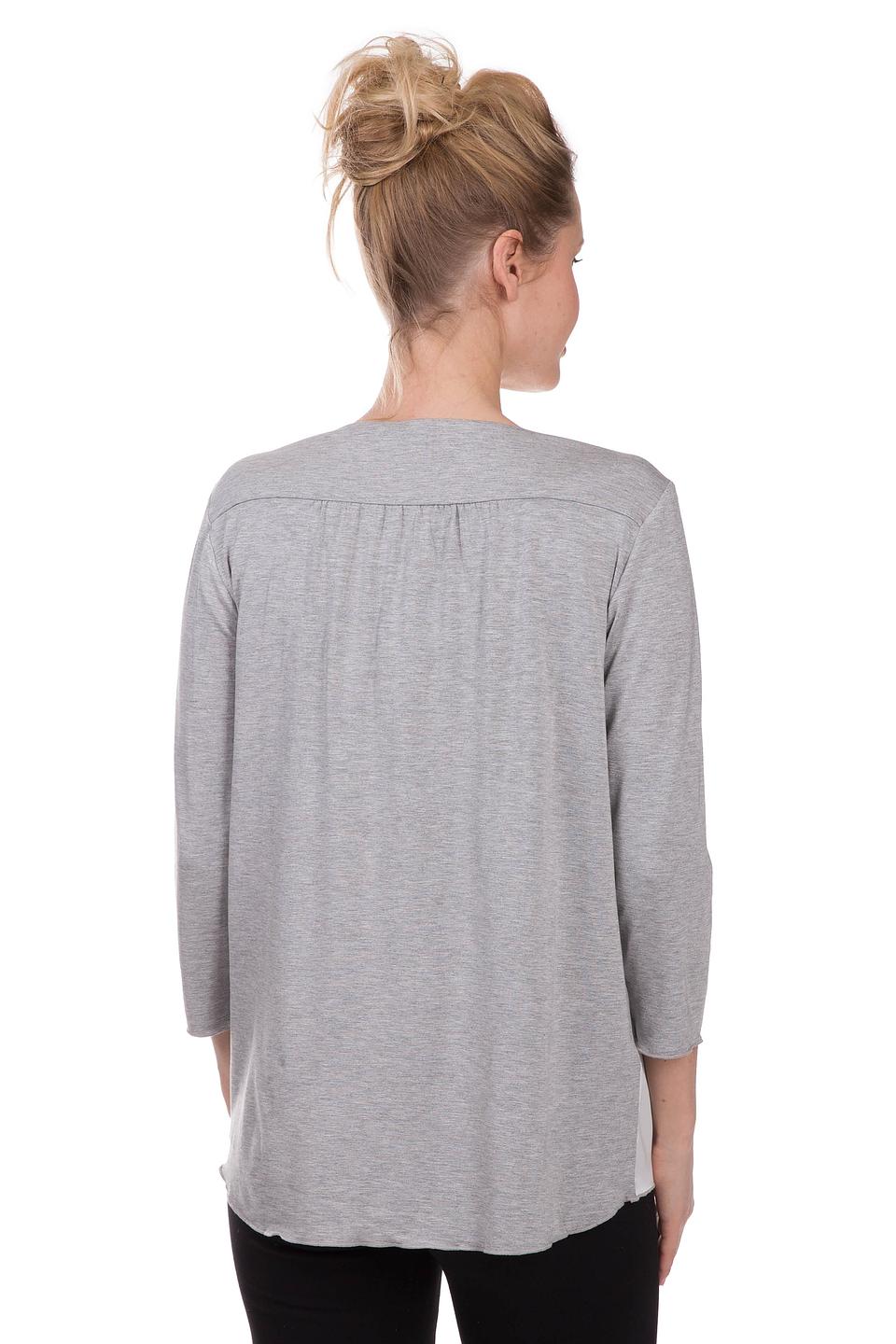 Блуза Betty Barclay белая с серым