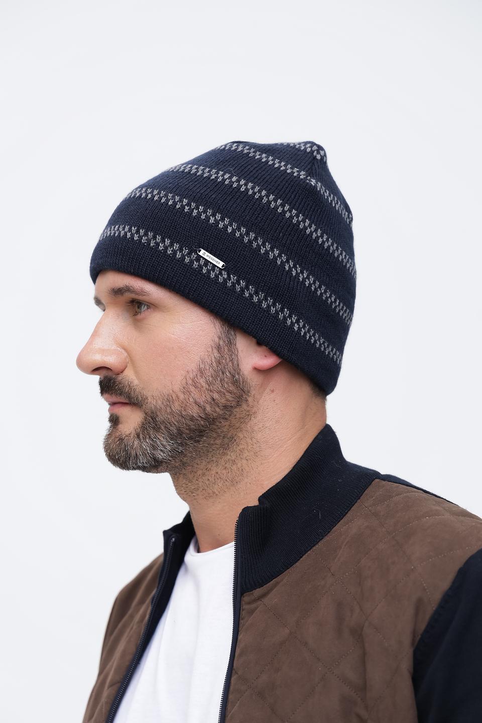 Шапка Wegener мужская вязаная