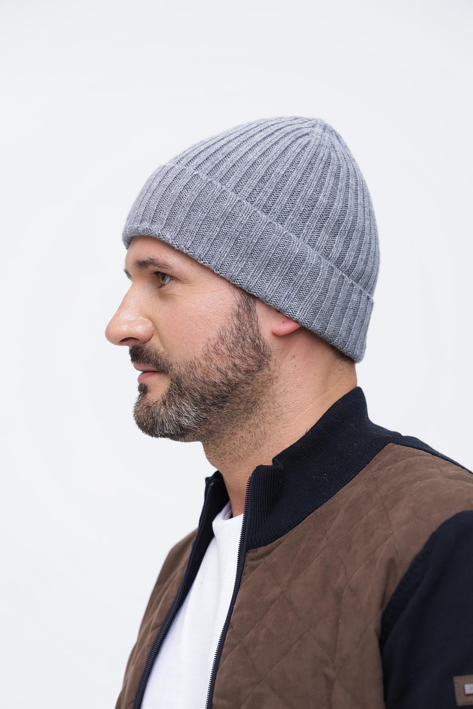 Шапка Wegener мужская серая