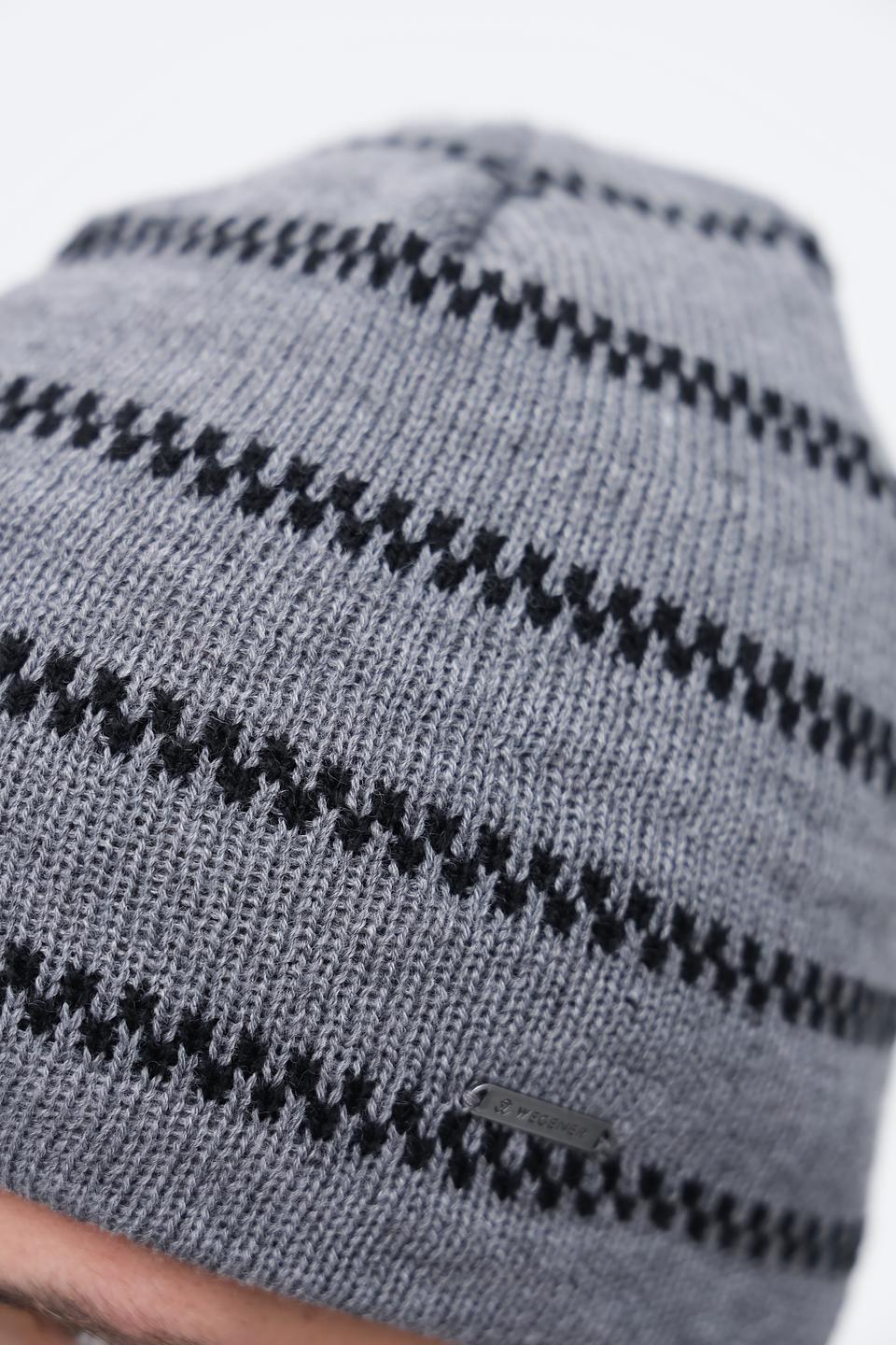 Шапка Wegener мужская серая