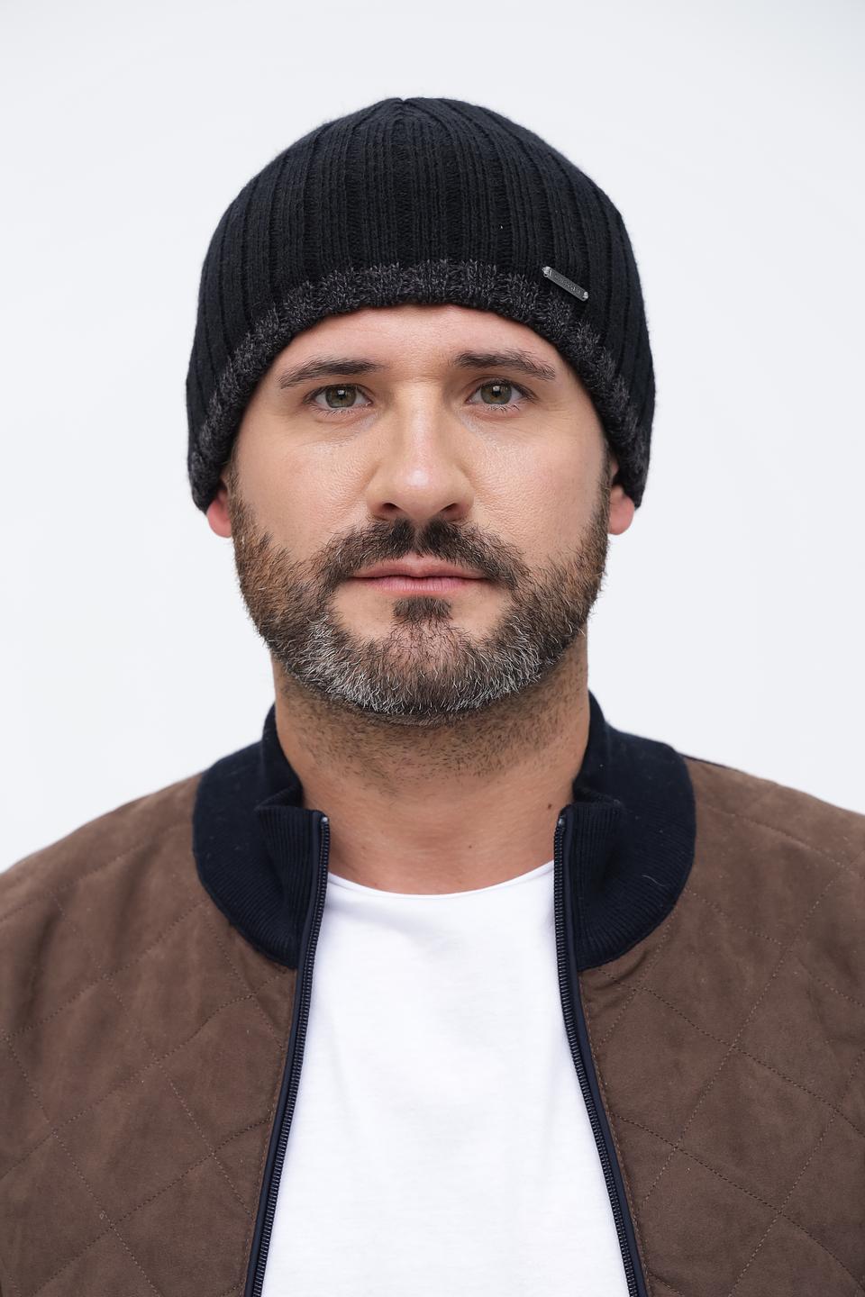 Шапка Wegener мужская чёрная