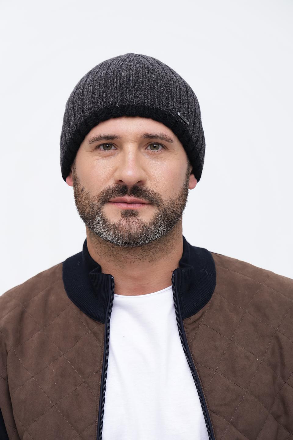 Шапка Wegener мужская графит