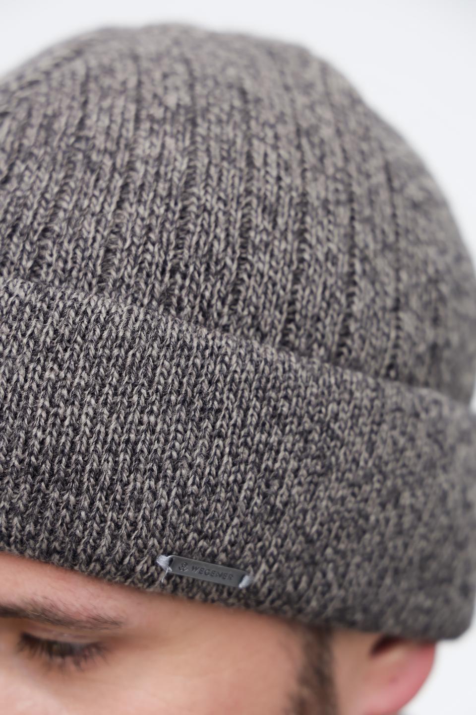 Шапка Wegener мужская серая меланж