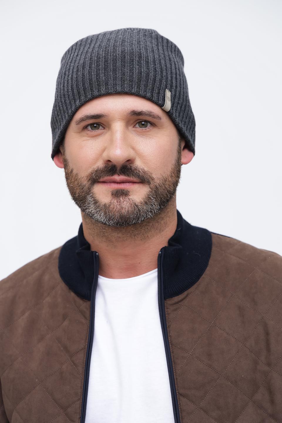 Шапка Bugatti ACC серая