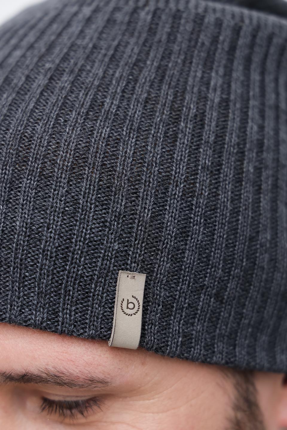 Шапка Bugatti ACC серая