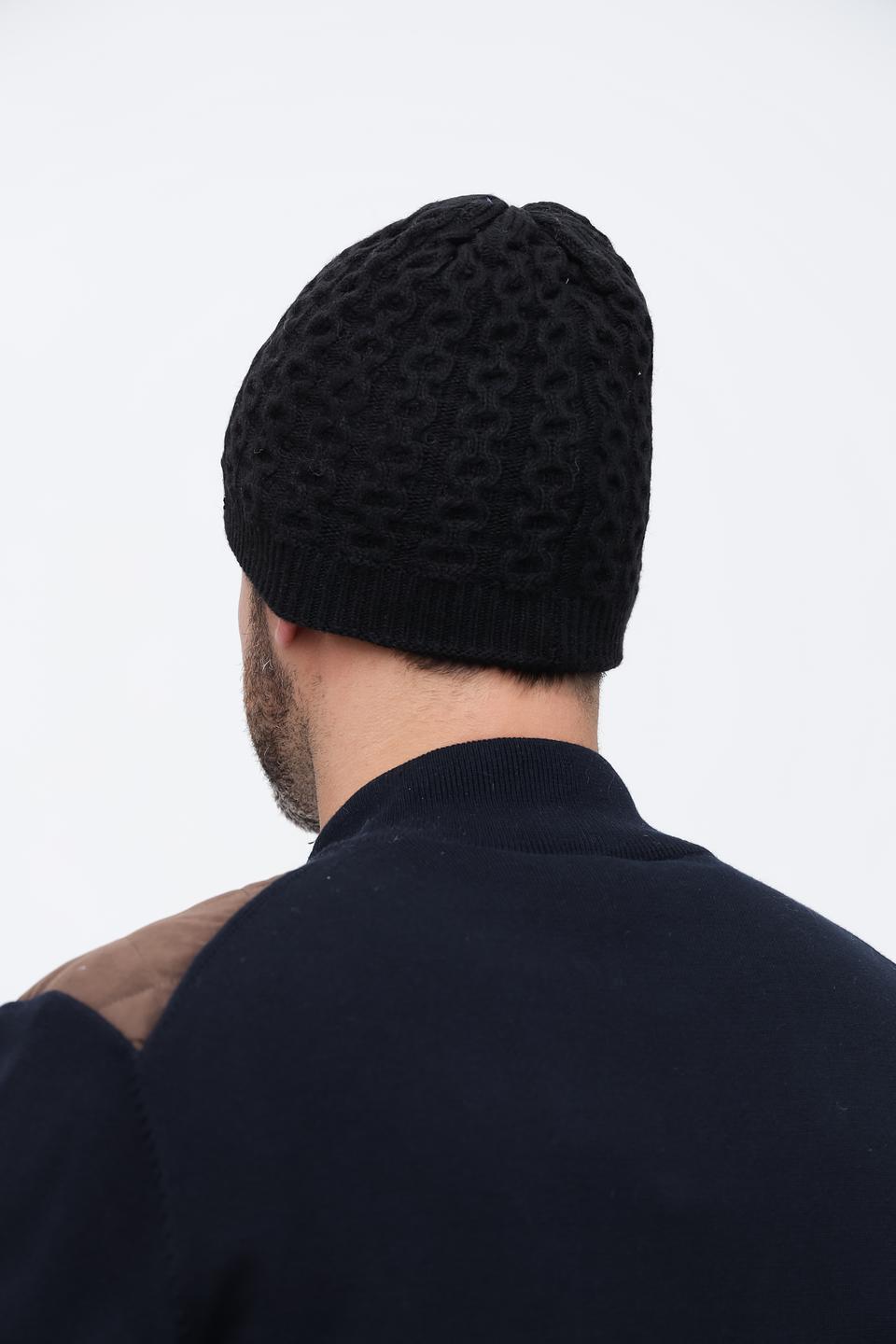 Шапка Wegener чёрная вязаная