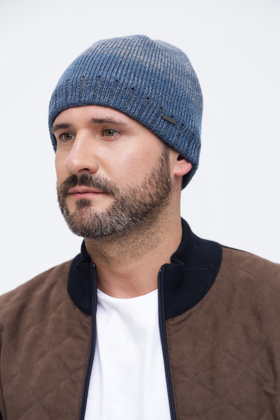 Шапка Wegener мужская серая