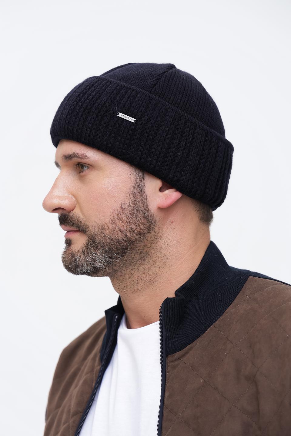 Шапка Wegener мужская чёрная