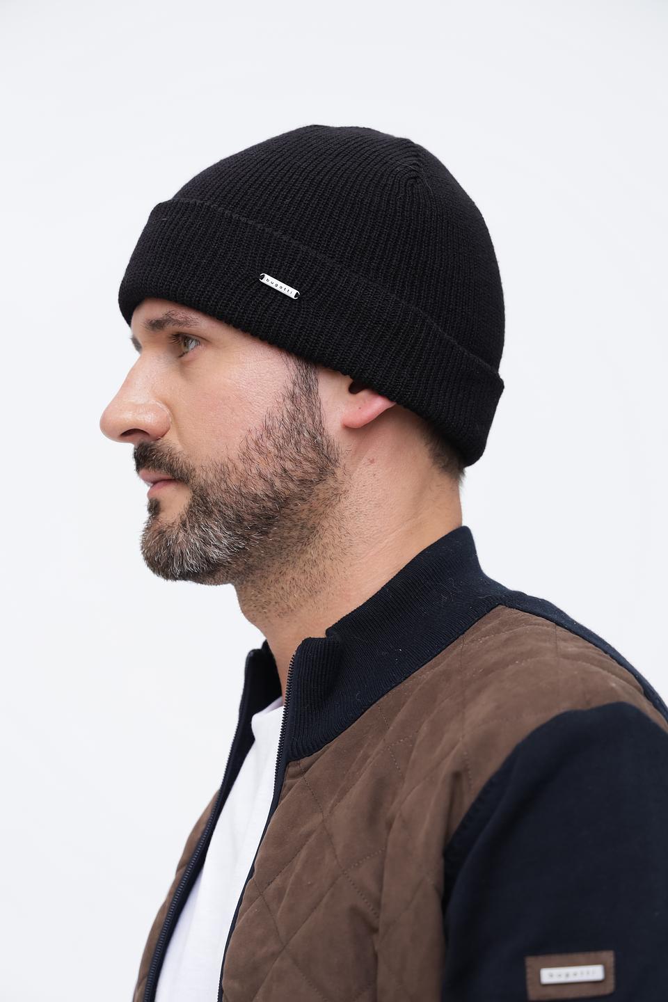 Шапка Bugatti ACC чёрная