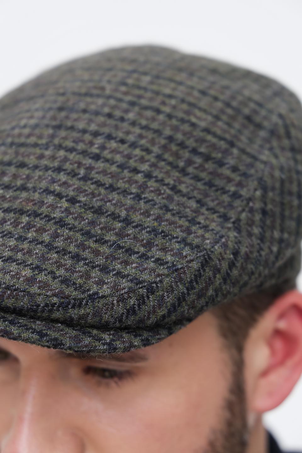 Кепка Wegener в клетку серая