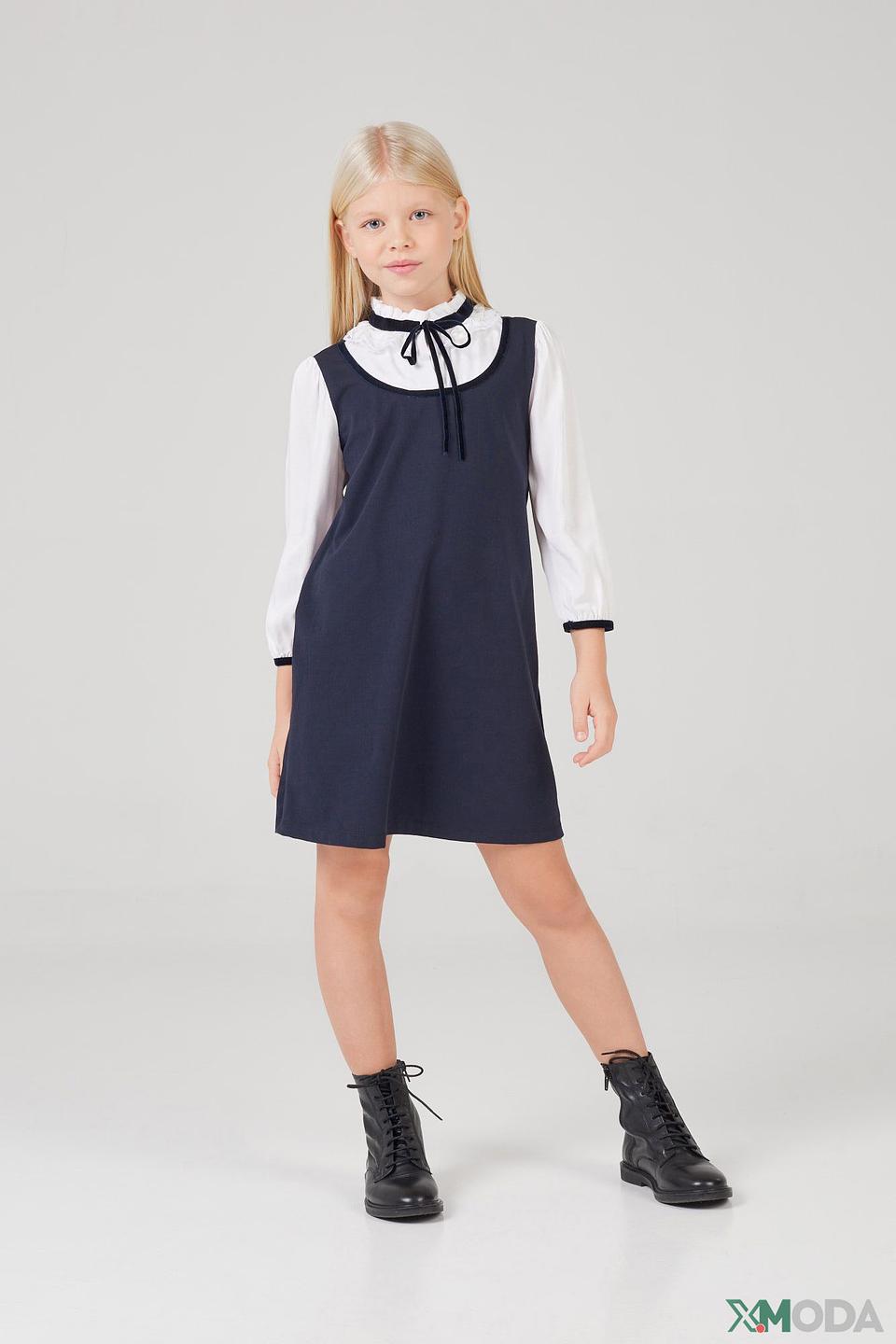 Платье Choupette дев. синее с белым