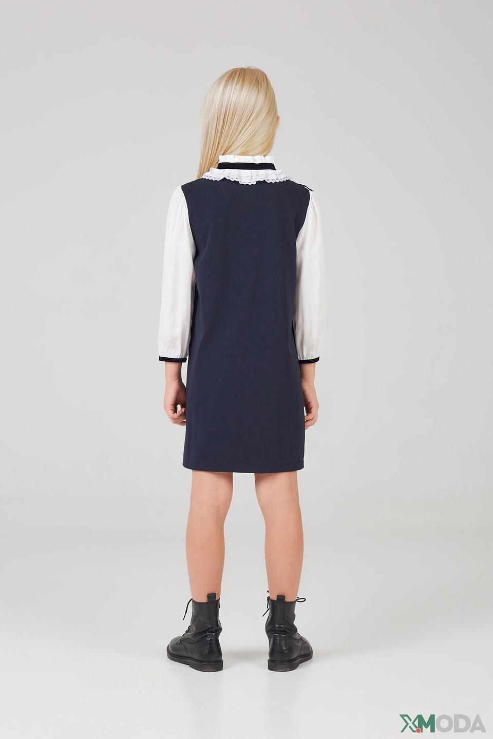 Платье Choupette дев. синее с белым