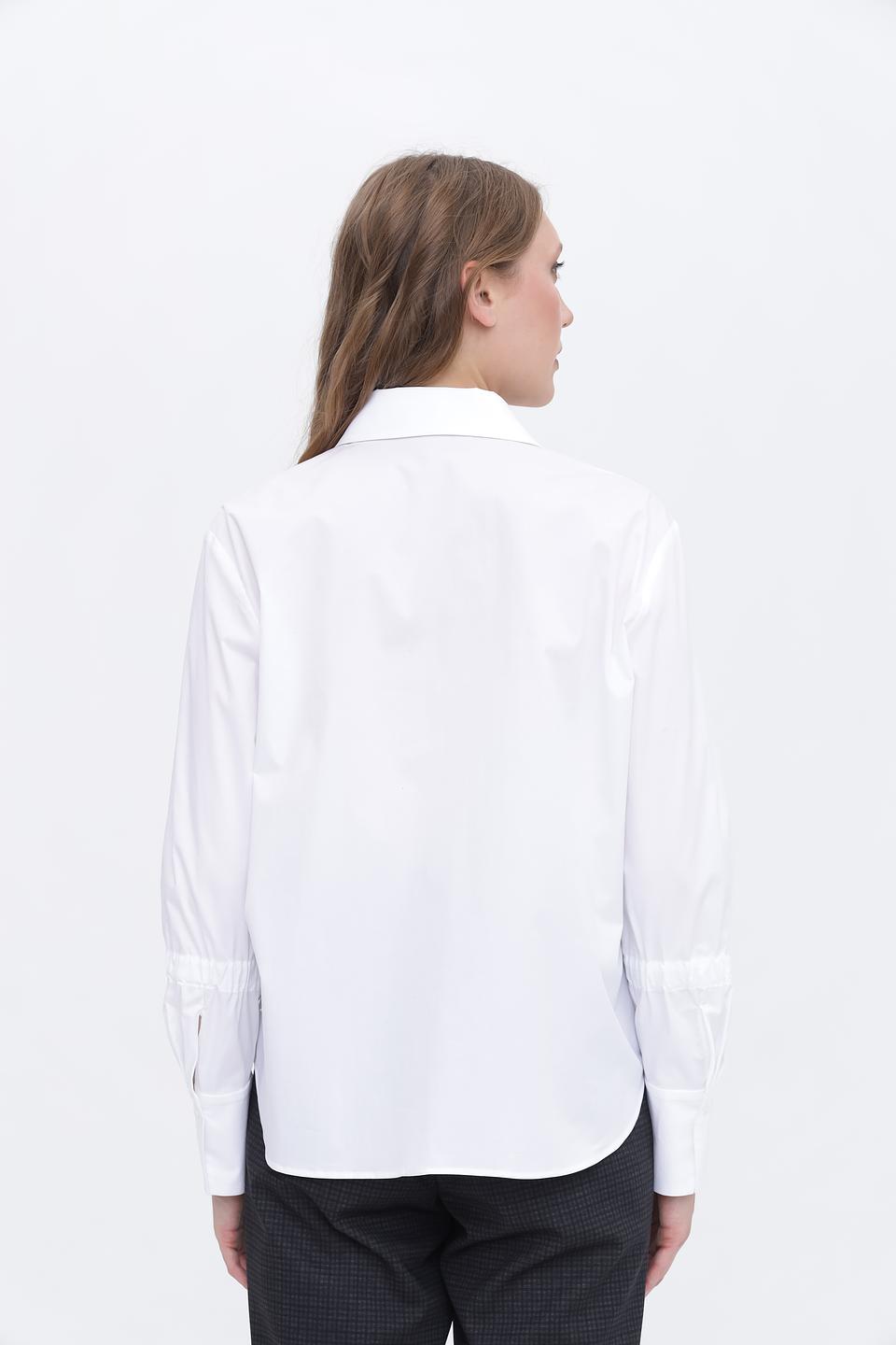 Рубашка Luisa Cerano белая с рукавом 3/4