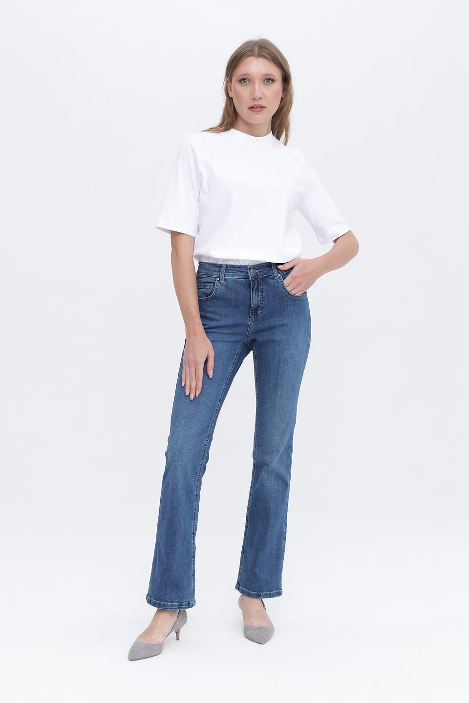 Джинсы Angels клеш синие