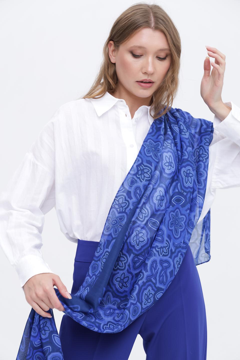Шарф Bianca с цветочным принтом