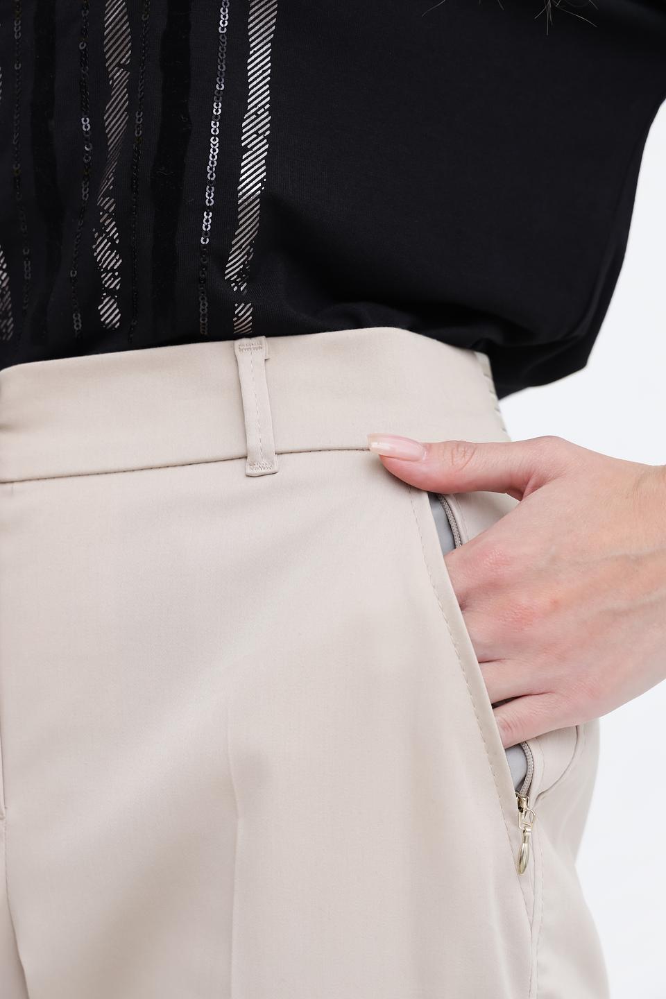 Брюки классические Bianca бежевые