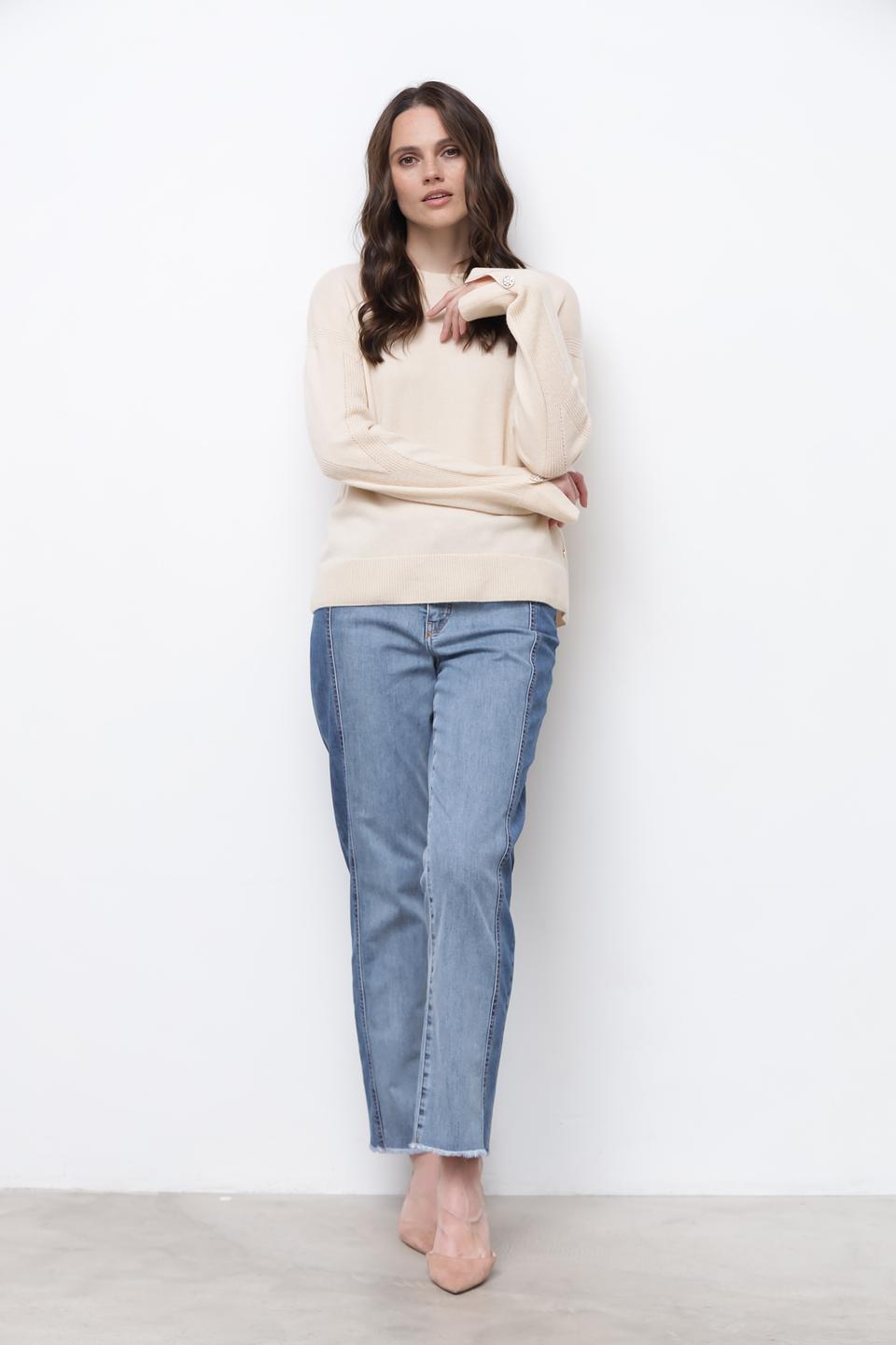 Пуловер Marc Cain бежевый