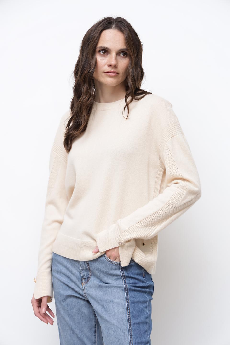 Пуловер Marc Cain бежевый