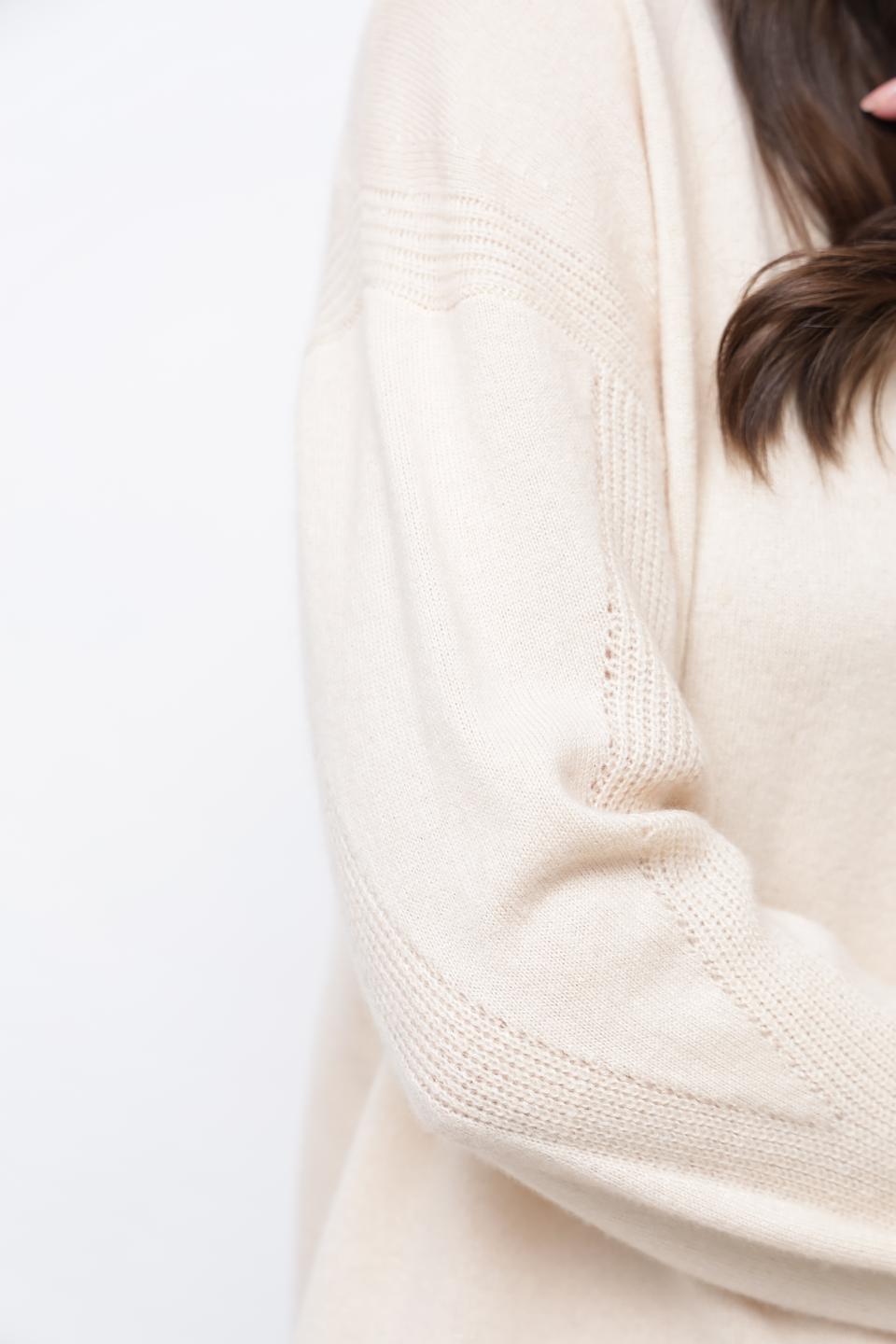 Пуловер Marc Cain бежевый