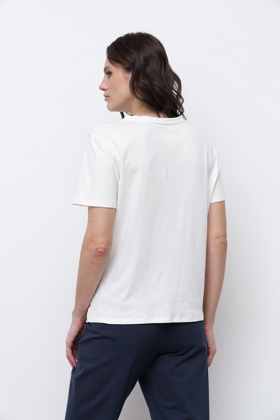 Футболка Marc Cain с принтом леопарда