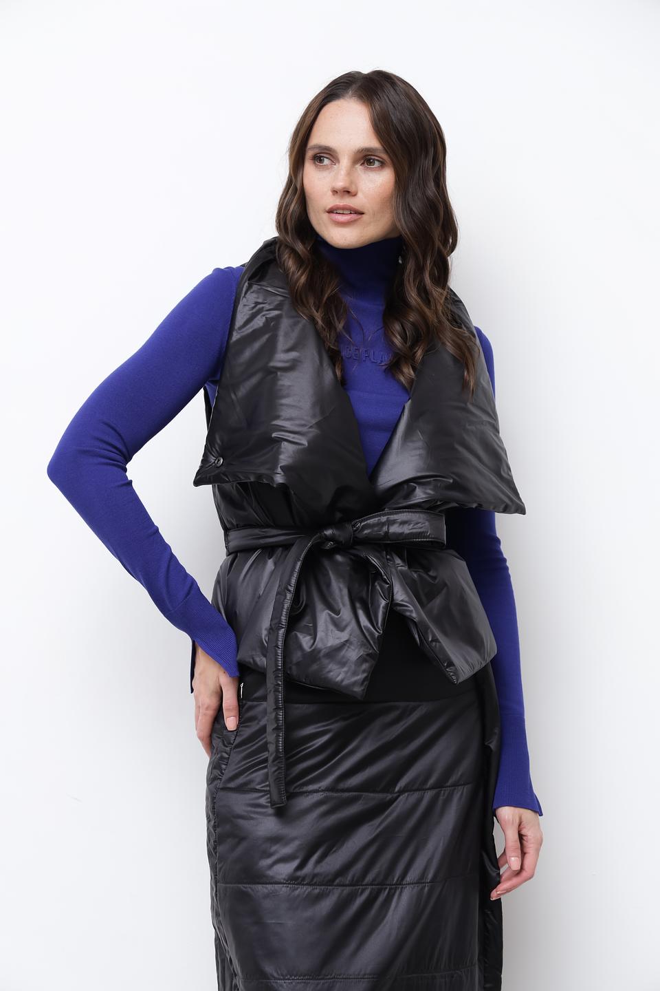Жилет Beatris стеганый черный