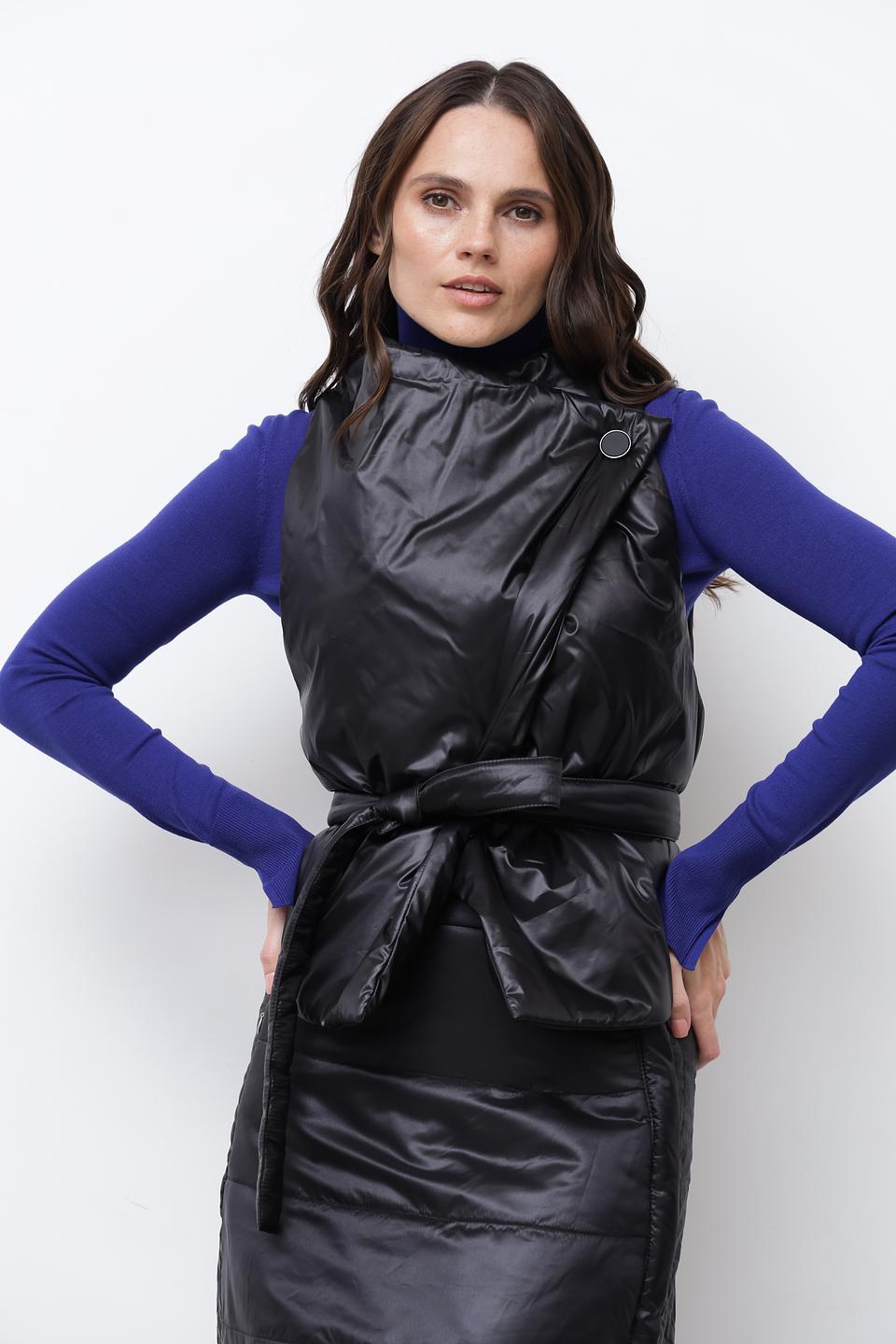 Жилет Beatris стеганый черный