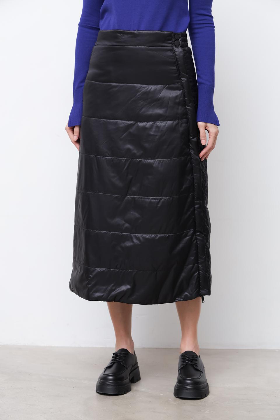 Юбка Beatris стеганая черная