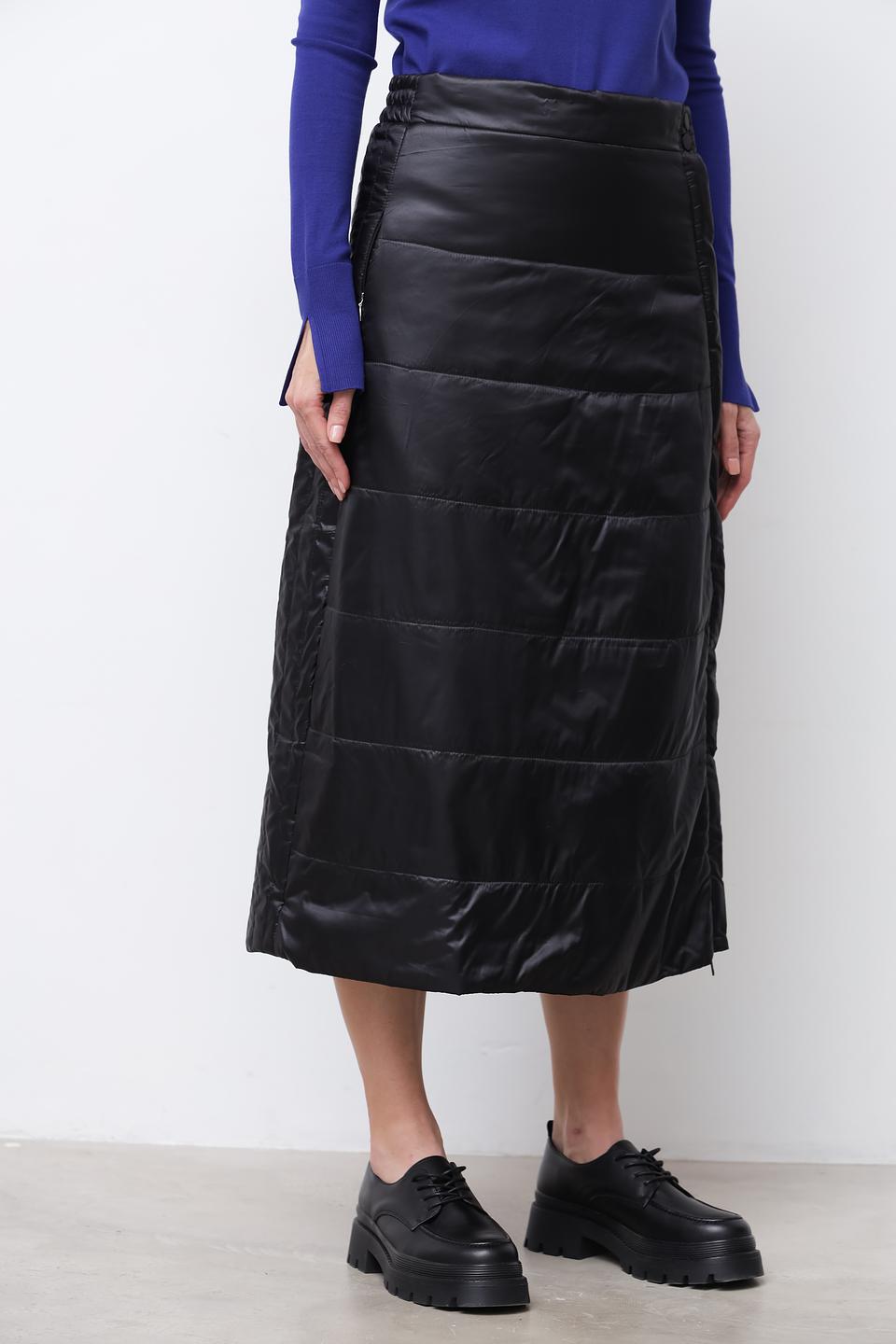 Юбка Beatris стеганая черная