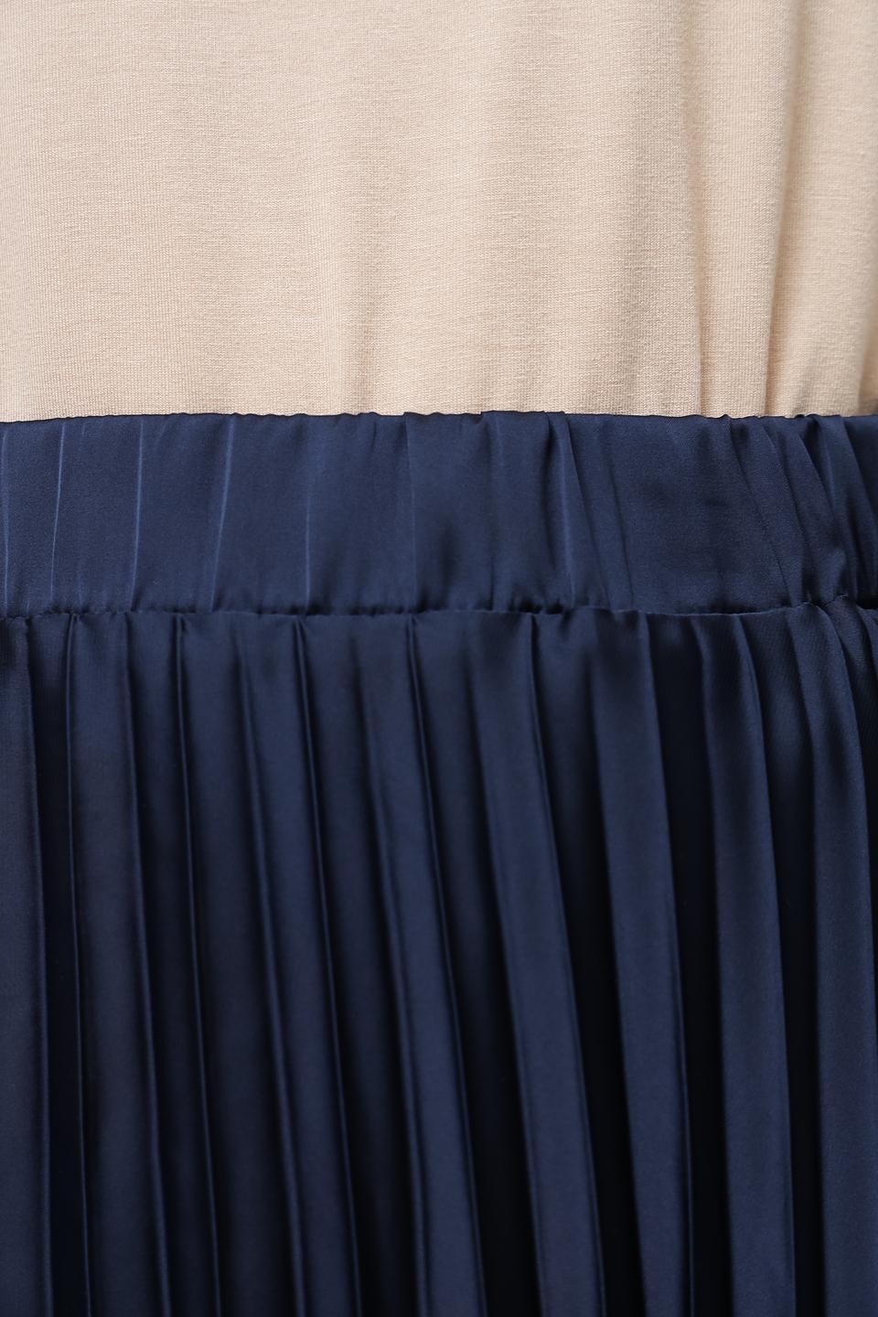 Юбка Monari плиссированная тёмно-синяя