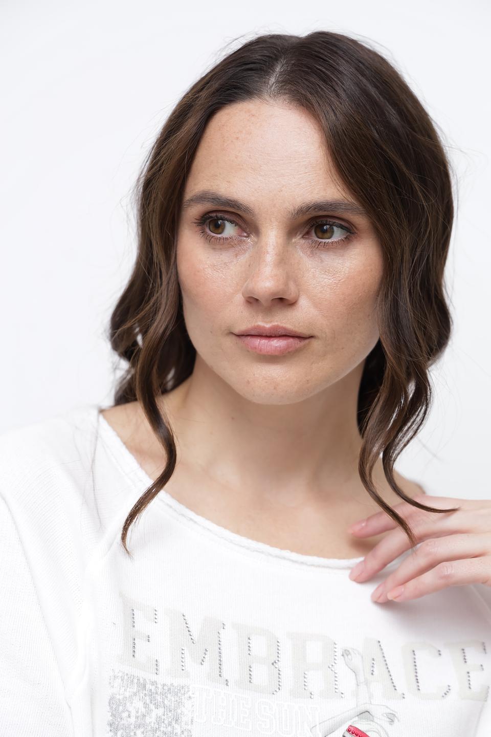 Футболка Monari с принтом белый