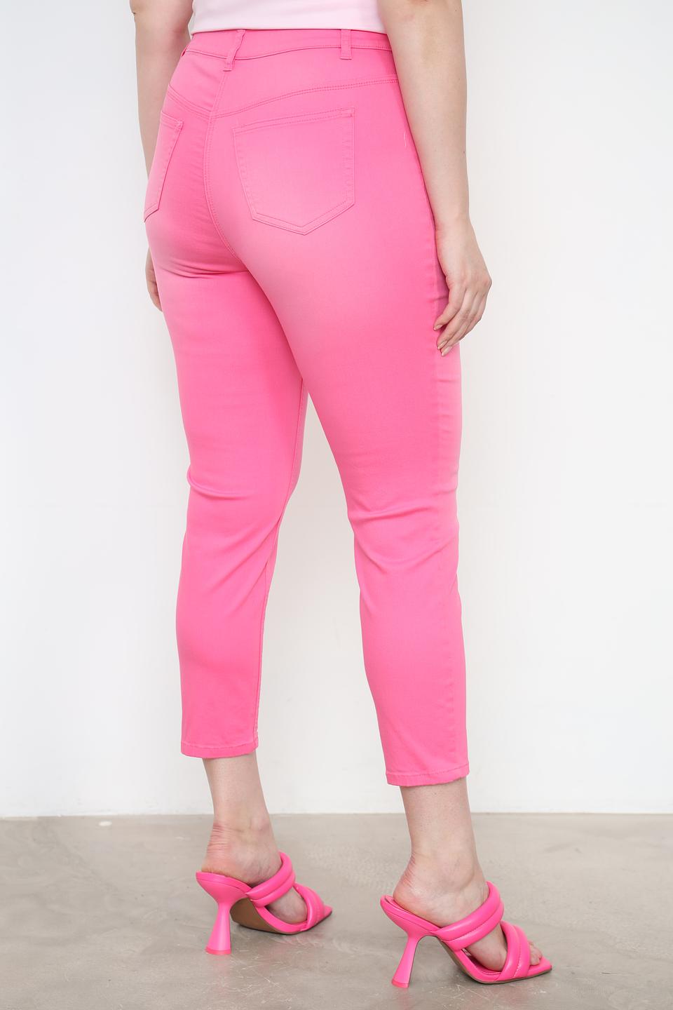 Джинсы Samoon малиновые