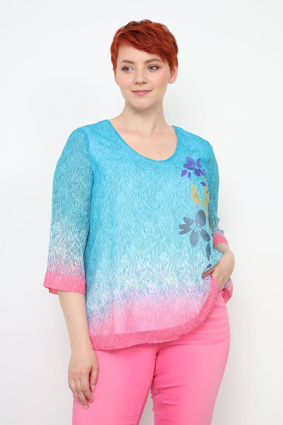 Блуза Samoon с цветочным принтом