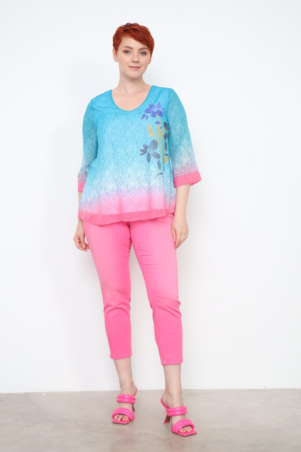 Блуза Samoon с цветочным принтом