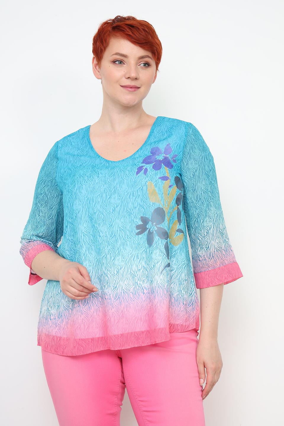 Блуза Samoon с цветочным принтом