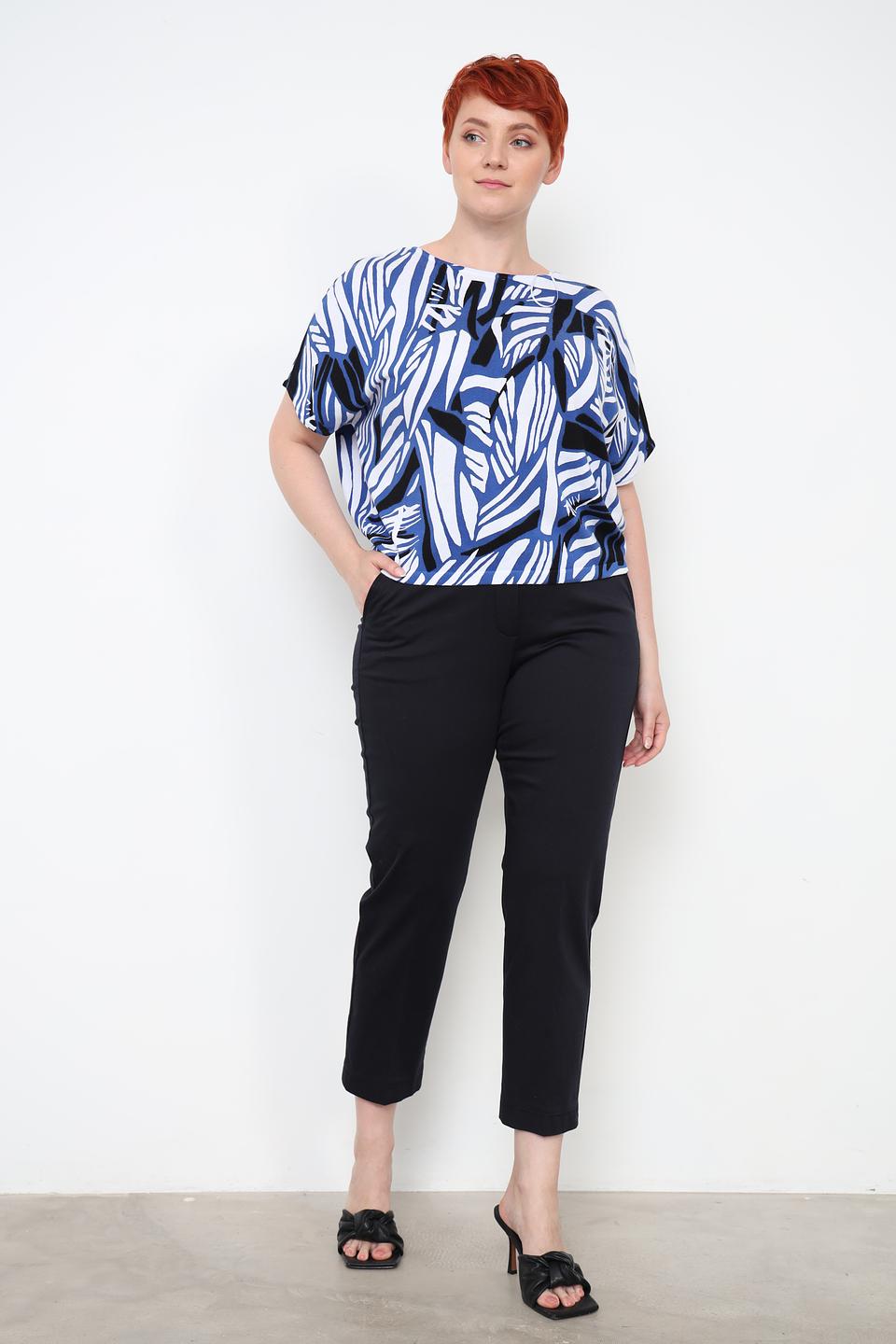 Блуза Samoon с абстрактным принтом