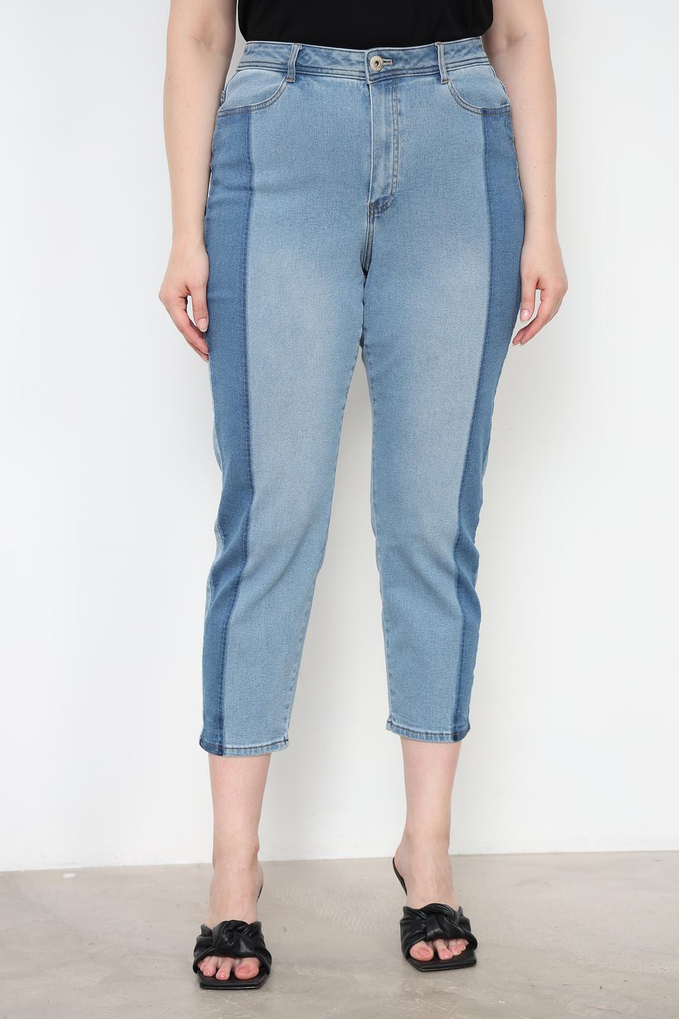 Джинсы Taifun комбинированные голубые