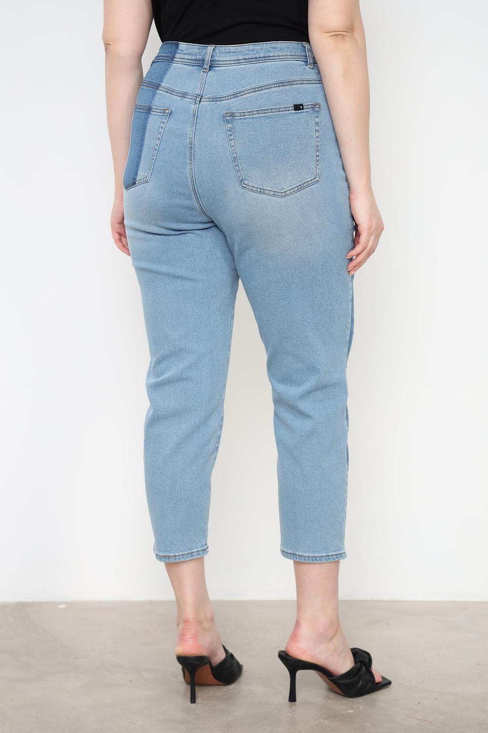 Джинсы Taifun комбинированные голубые